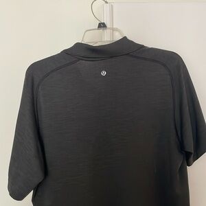 Lululemon golf dri fit polo black